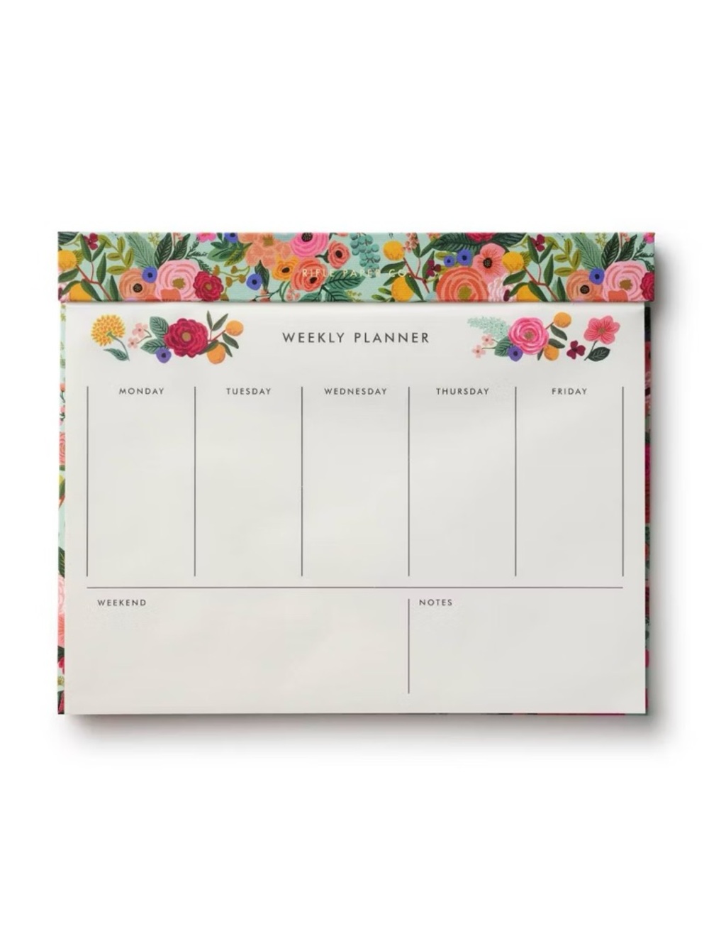 Rifle Paper Co. Garden Party Weekly Desk Planner